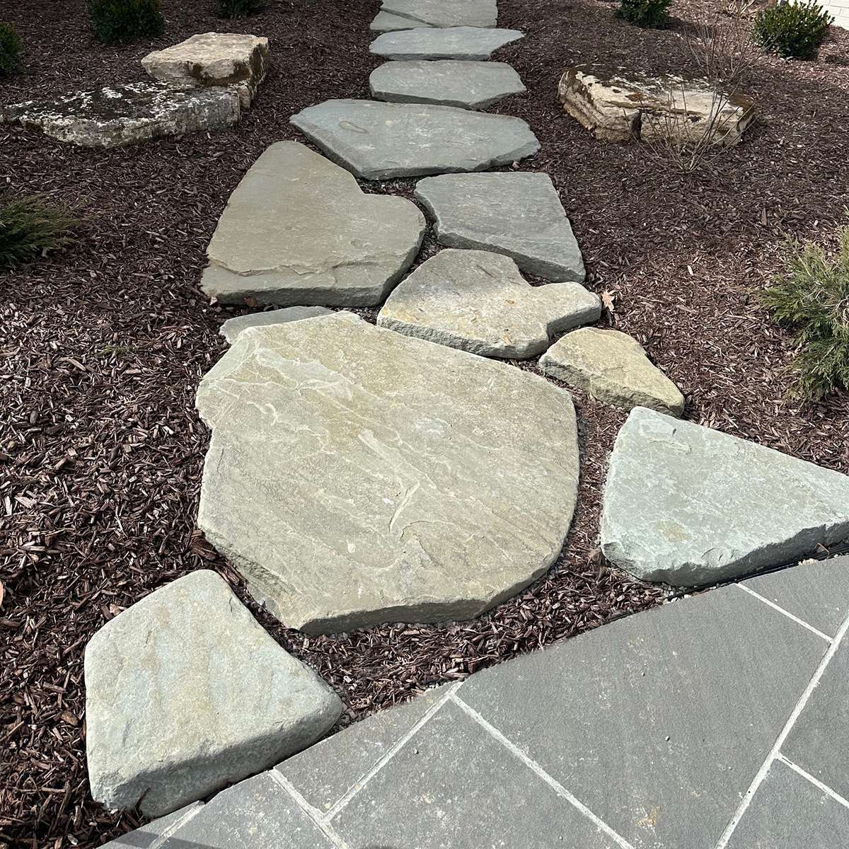 Bluestone Tumbled Flagstone - Earthworks Natural Stone